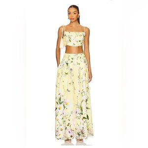 Camilla Daisy Chains Corset Waist Wide Leg Pants  NWT medium